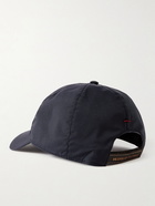 Brunello Cucinelli - Logo-Embroidered Shell Cap - Blue