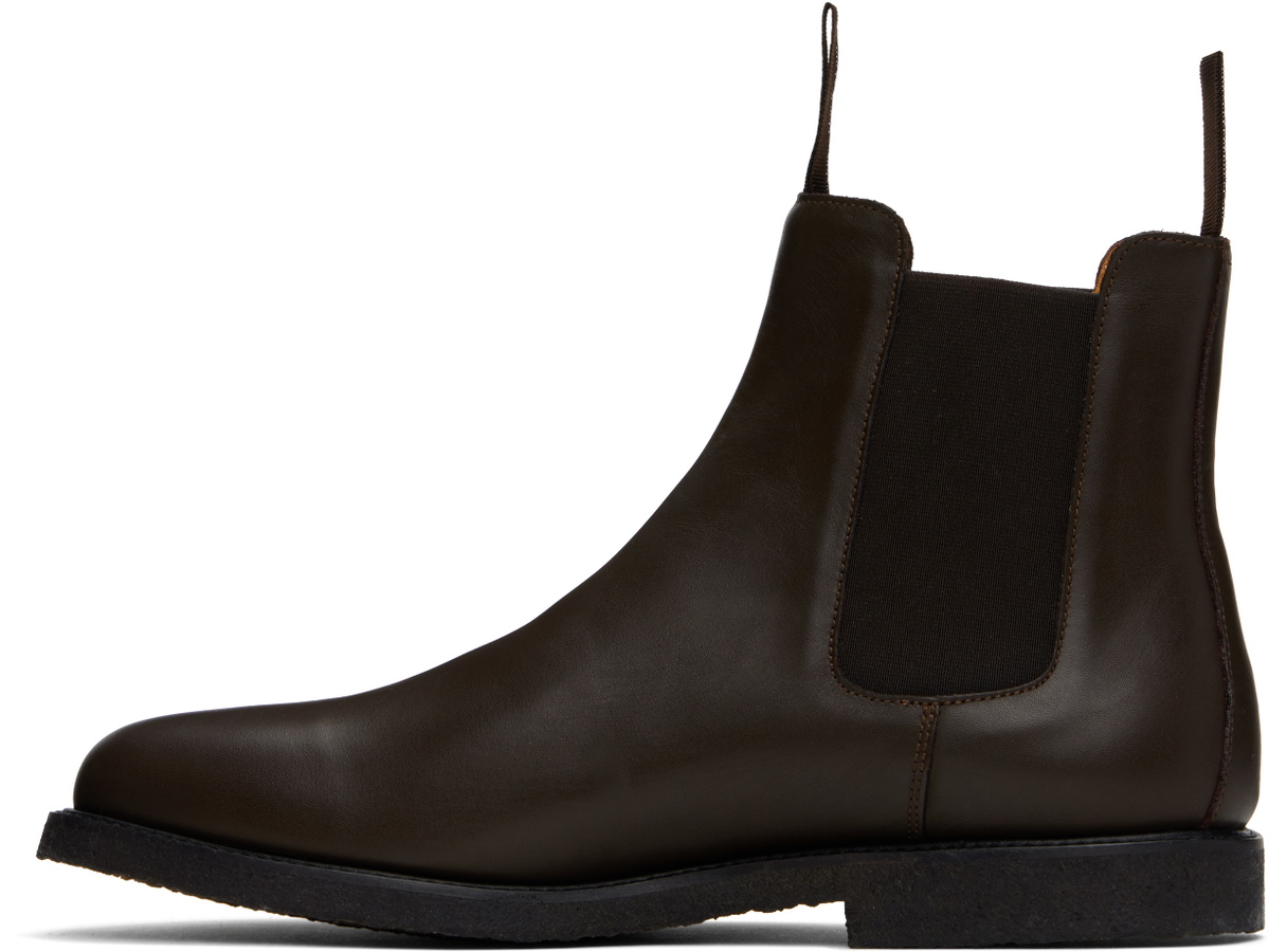 Common Projects Brown Classic Chelsea Boots