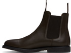 Common Projects Brown Classic Chelsea Boots