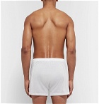 Hanro - Sporty Mercerised Cotton Boxer Shorts - Men - White