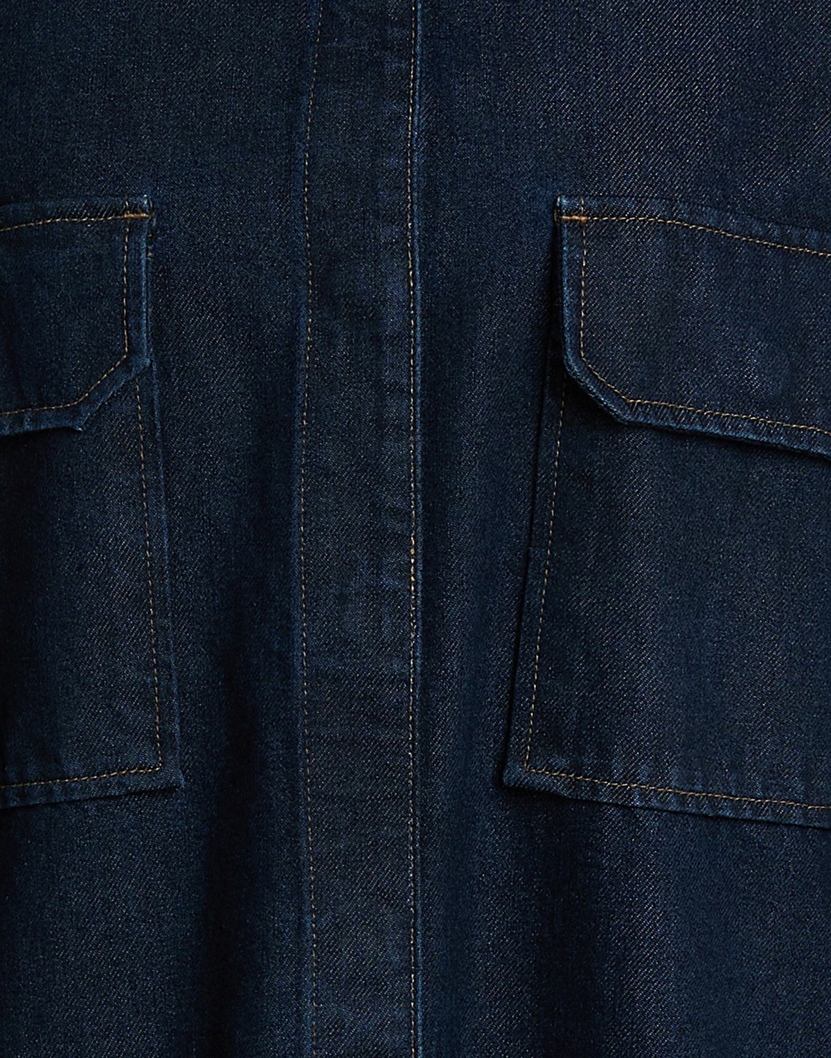 Good American Womens Denim shirt in Blue