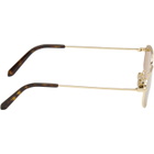 RETROSUPERFUTURE Gold Isedra Senape Sunglasses