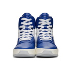 Fear of God SSENSE Exclusive Blue and White Basketball High-Top Sneakers