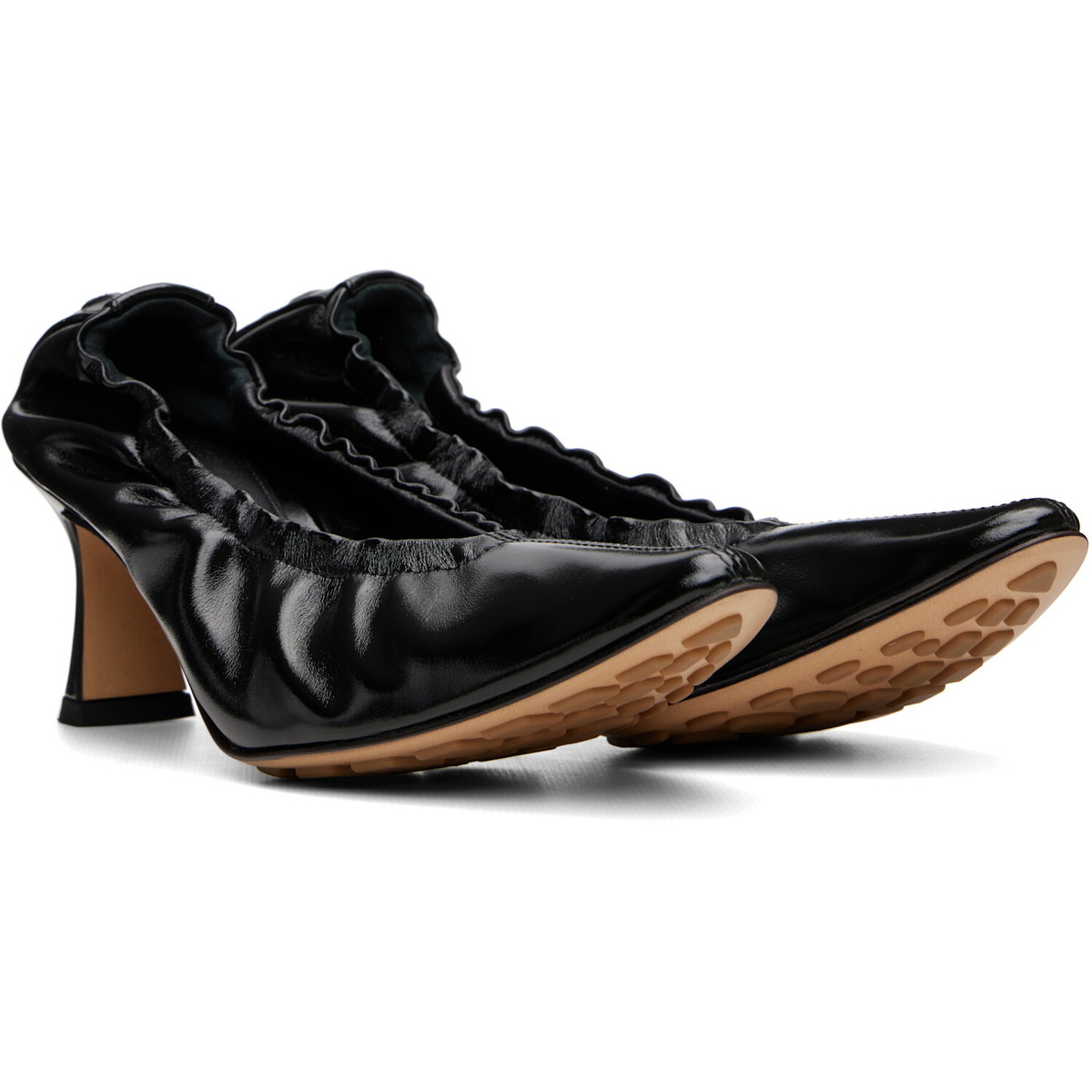 Bottega Veneta Black Sofia Heels