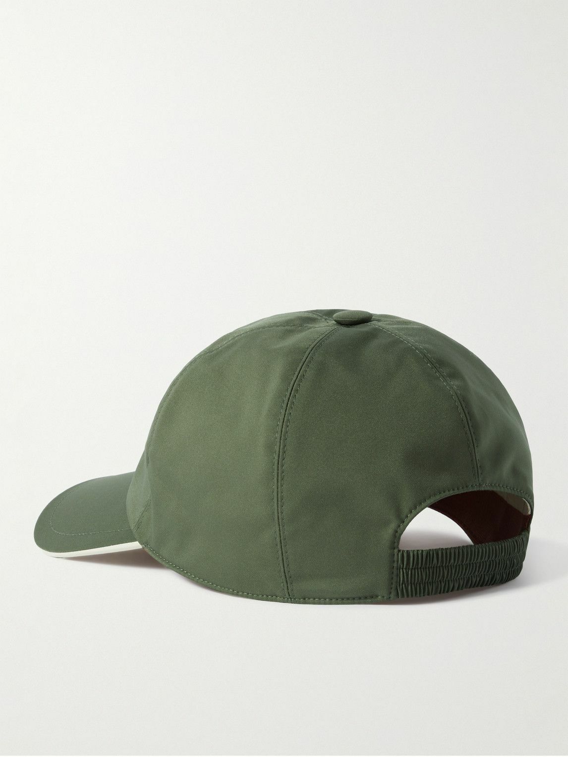 Loro Piana M ダークグリーン キャップ Baseball Cap Microfibre - Storm System® Dark Military Green