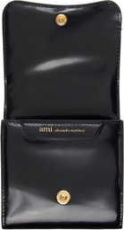 AMI Paris Black Paris Paris Compact Wallet