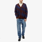 Corridor Men's Compass Cardigan in Brown