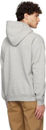 Dime Gray Cursive Logo Hoodie
