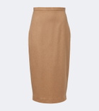 Max Mara Camel hair midi skirt