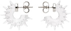 HUGO KREIT SSENSE Exclusive Transparent Mini Spiky Hoop Earrings