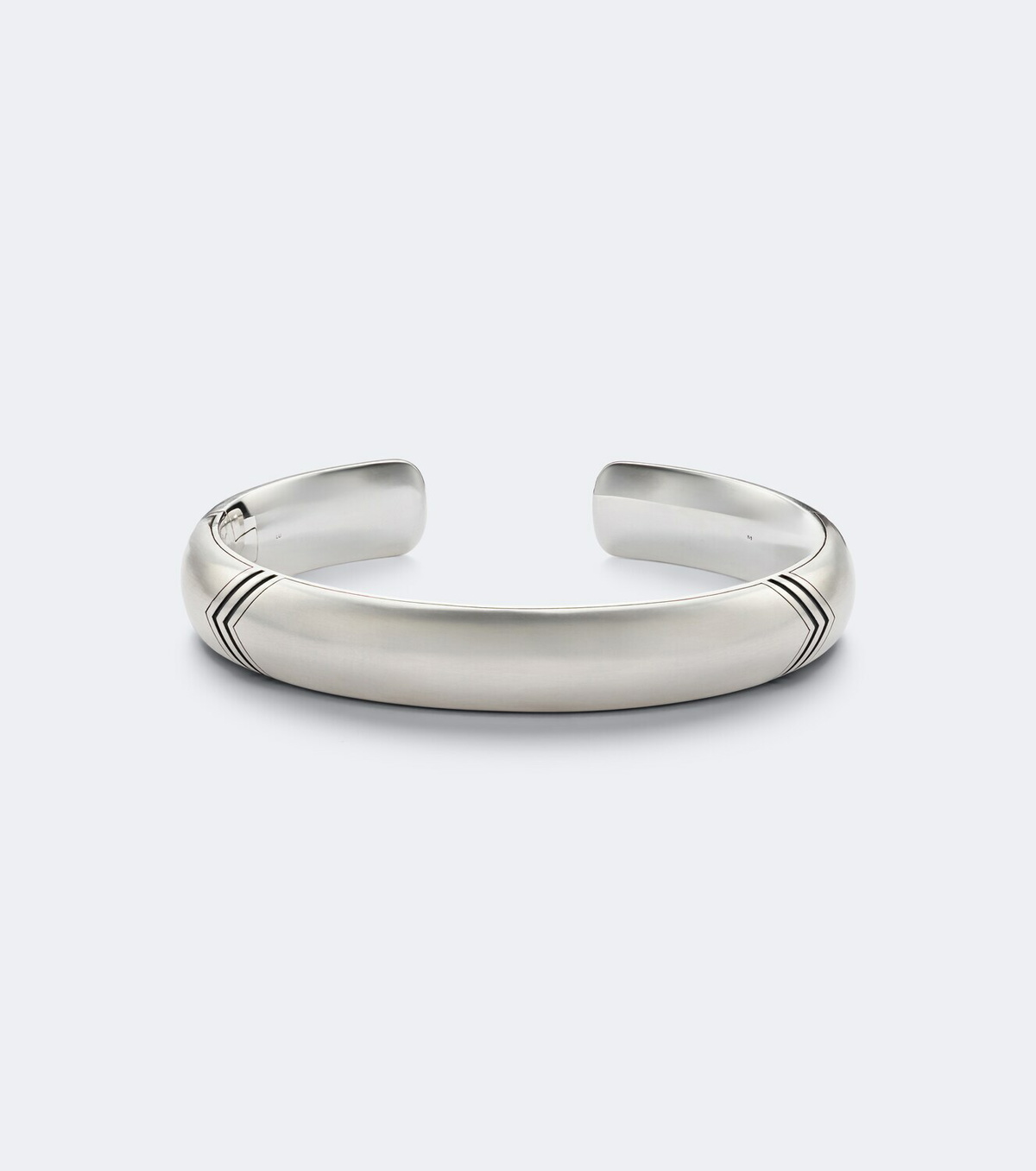 David Yurman Chevron Bold sterling silver cuff bracelet
