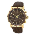 Porsamo Bleu Nyc Chrono Chronograph Quartz Brown Dial Mens Watch 1281CNYL