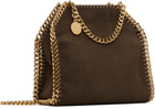 Stella McCartney Brown Falabella Faux-Suede Tiny Bag