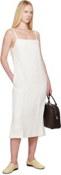 Studio Nicholson Off-White Danae Midi Dress