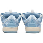 Lanvin Blue Nylon Curb Sneakers