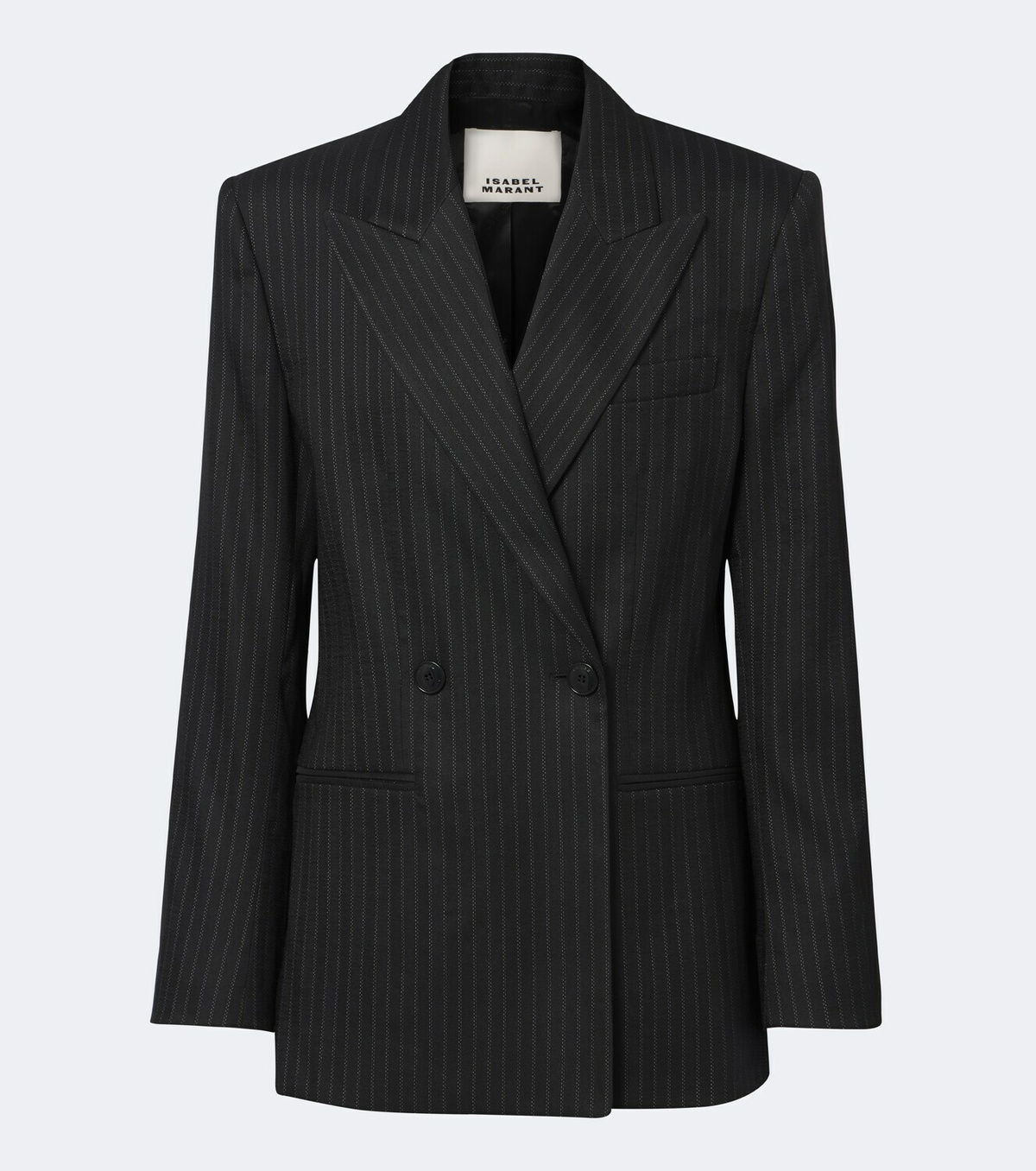 Isabel Marant Ranya pinstripe wool-blend blazer