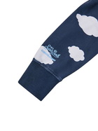 MC2 Saint Barth Crewneck Blue Sweatshirt With Coccole E Nuvole Embroidery | Coccolebimbi Special Edition
