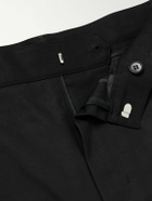 Amomento - Garconne Tapered Cotton-Blend Trousers - Black