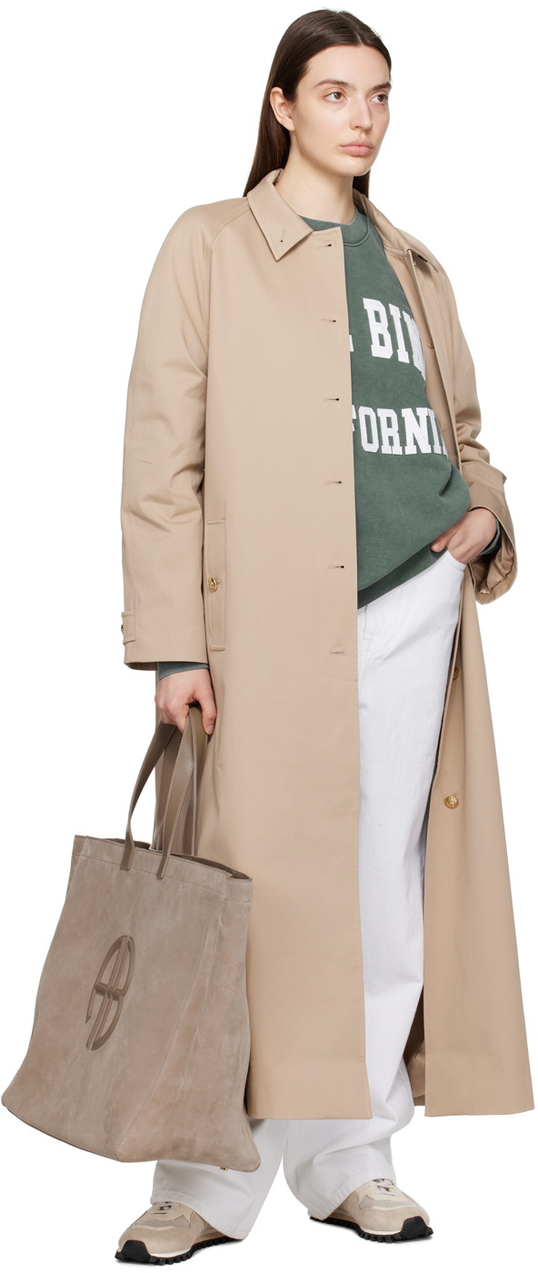 ANINE BING Taupe Randy Trench Coat ANINE BING