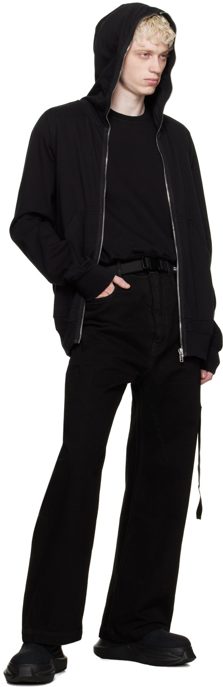 Rick Owens DRKSHDW Black Beatle Abstract Boots