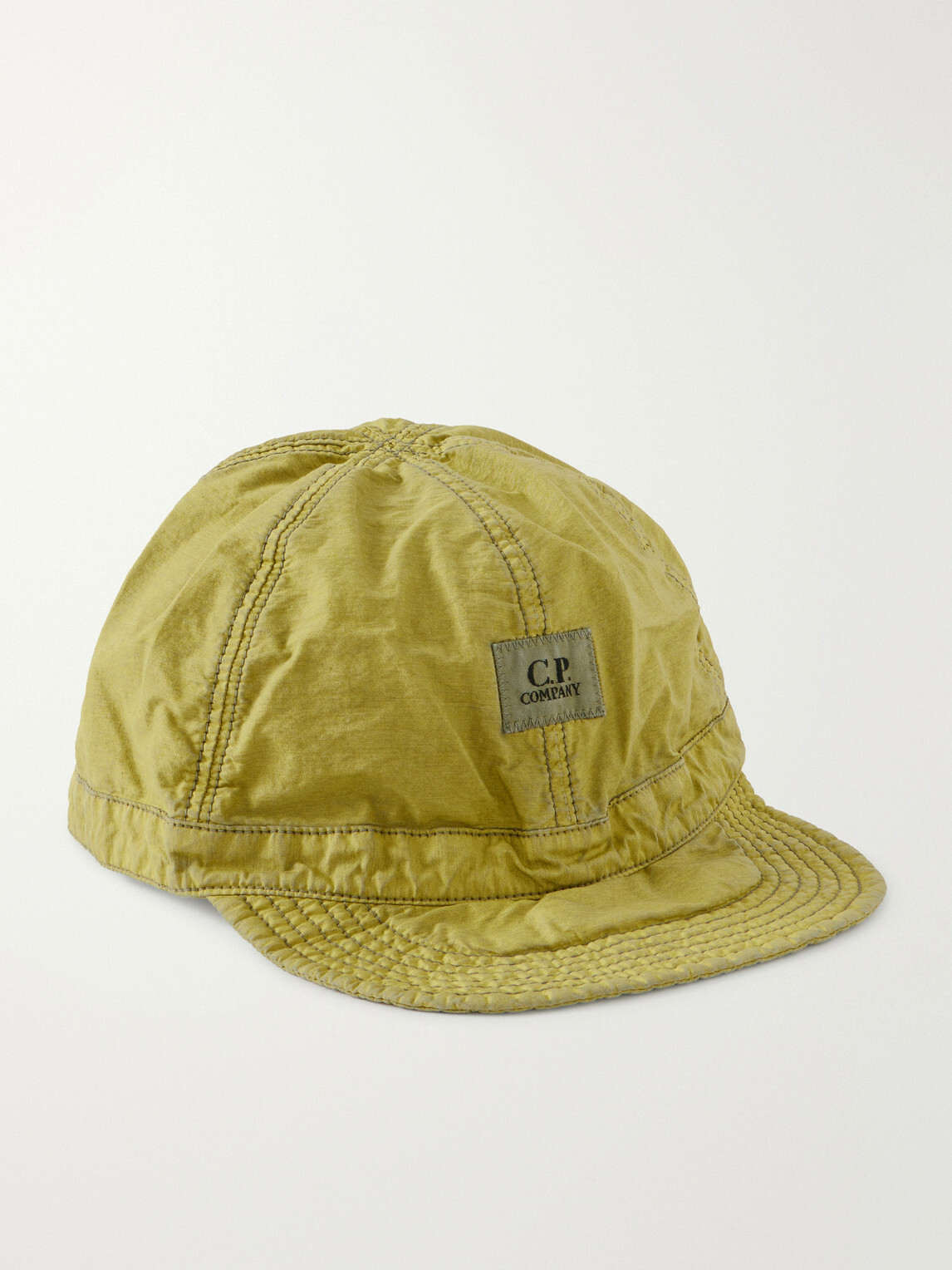 C.P. Company - 50 Fili Logo-Appliquéd Waxed Cotton-Blend Cap
