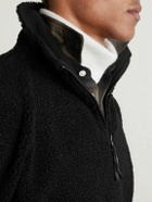 MANAAKI - Ari Fleece Half-Zip Sweatshirt - Black