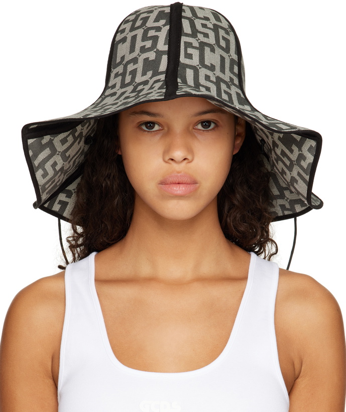 Photo: GCDS Black Monogram Bucket Hat