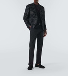 Etro Jacquard velvet blazer