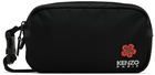 Kenzo Black Kenzo Paris Crest Messenger Bag