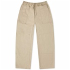 Lo-Fi Men's Easy Trousers in Washed Khaki