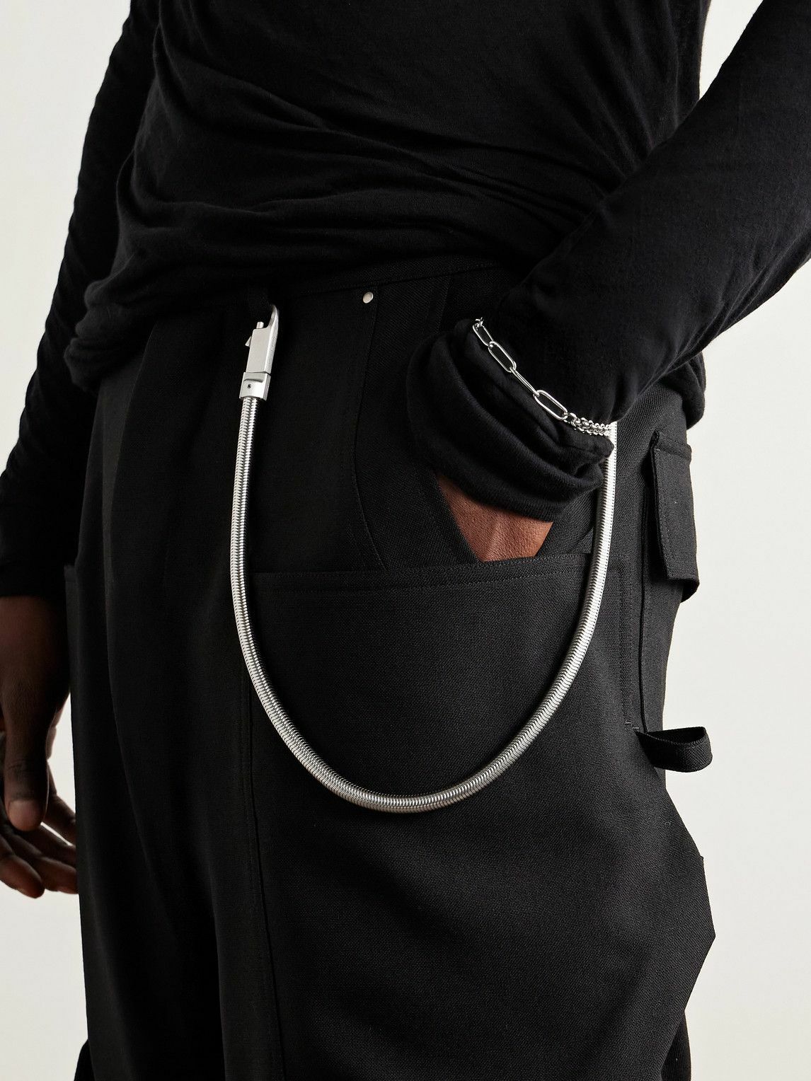 Rick Owens - Silver-Tone Wallet Chain Rick Owens