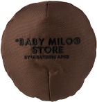 BAPE Brown Classic Baby Milo Head Dog Toy