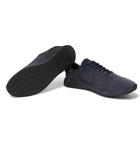 Officine Creative - Race Lux Burnished-Leather Sneakers - Blue