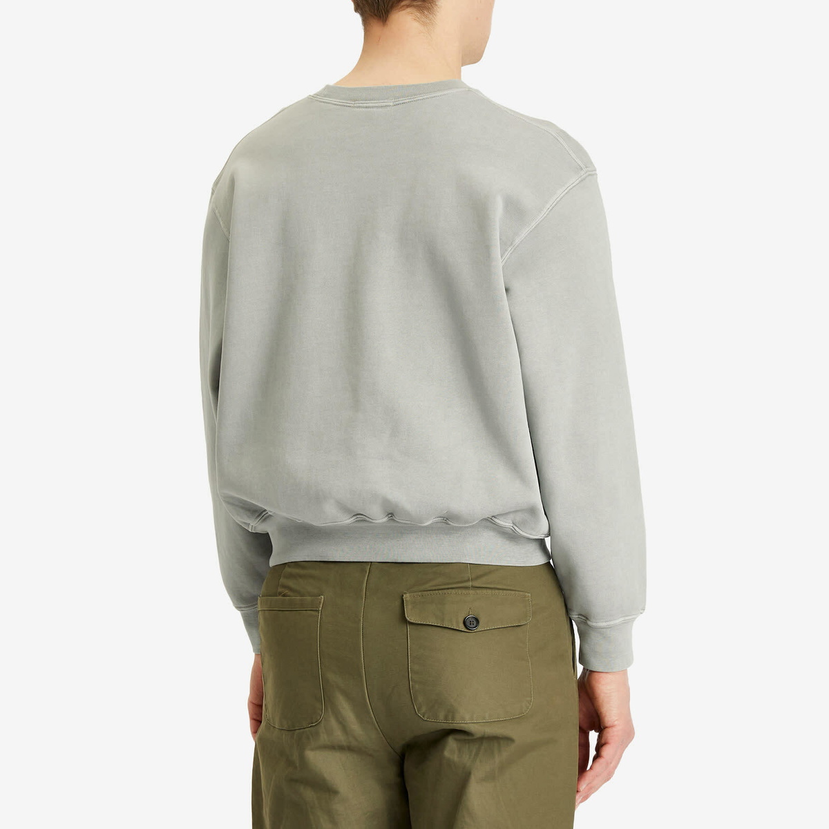 Lady White Co. Men's Mini Crewneck Sweatshirt in Pigment Chalk