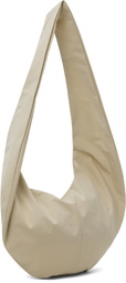 Gabriela Coll Garments Beige No.250 Crossed Fabric Bag