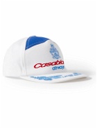 Casablanca - Logo-Embroidered Organic Cotton-Twill and Mesh Baseball Cap