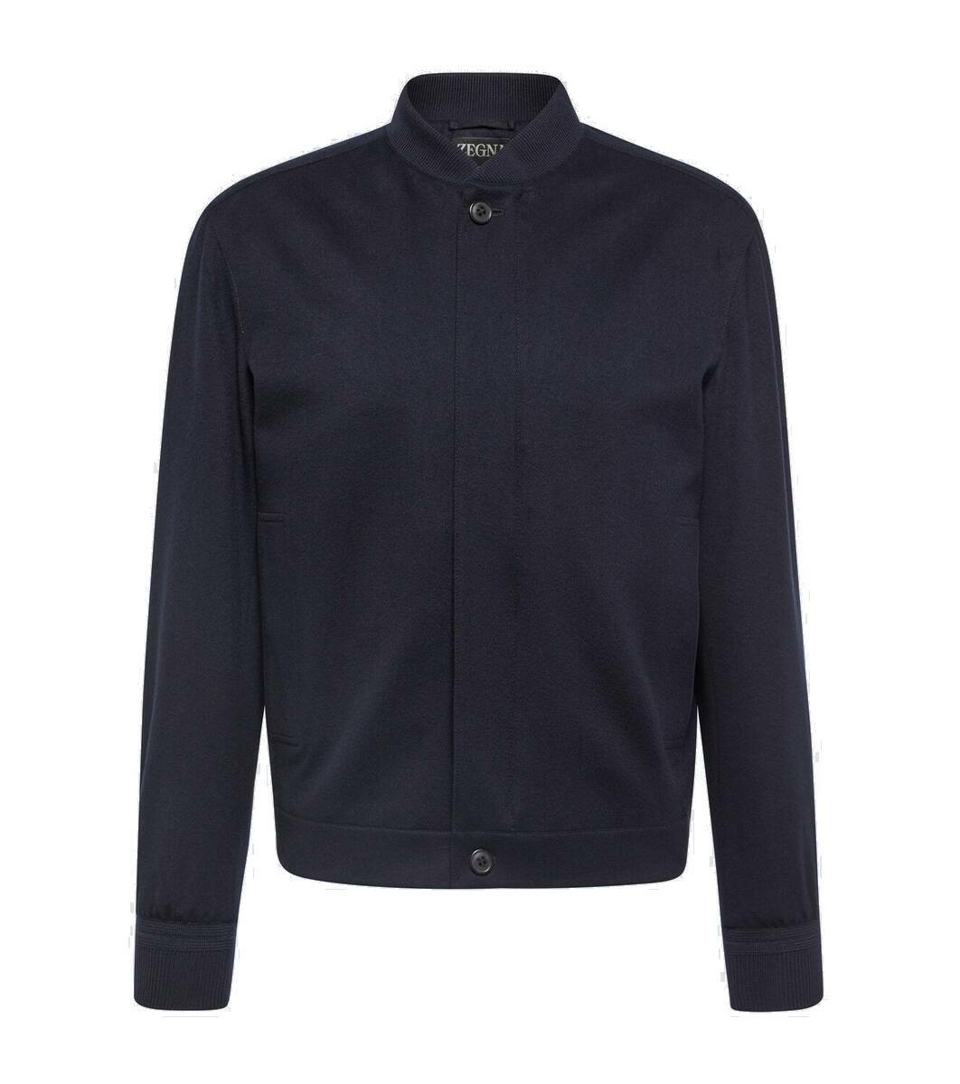 Zegna Oasi cashmere blouson jacket Zegna