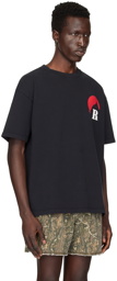 Rhude SSENSE Exclusive Black Moonlight T-Shirt
