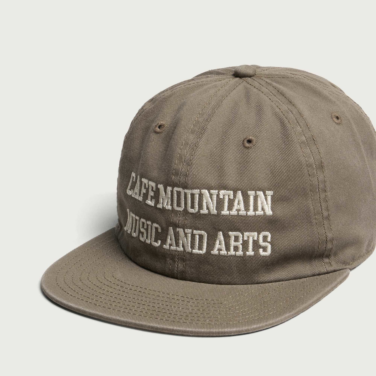 Café Mountain Men's Music And Arts Cap in Washed Taupe