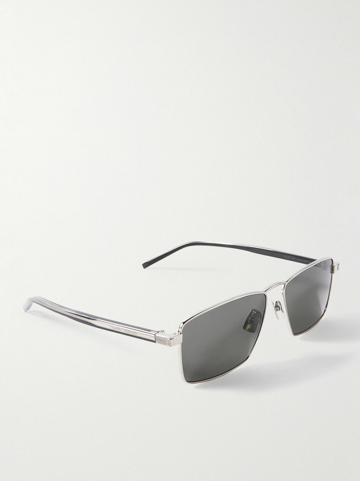 Saint Laurent★素敵！Silver Glitter Acetate Sunglasses Saint Laurent Paris FW15 Silver glitter Bold 2 sunglasses