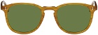 Garrett Leight Tortoiseshell Kinney Sunglasses