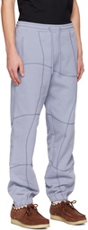 Dime Blue Warp Lounge Pants