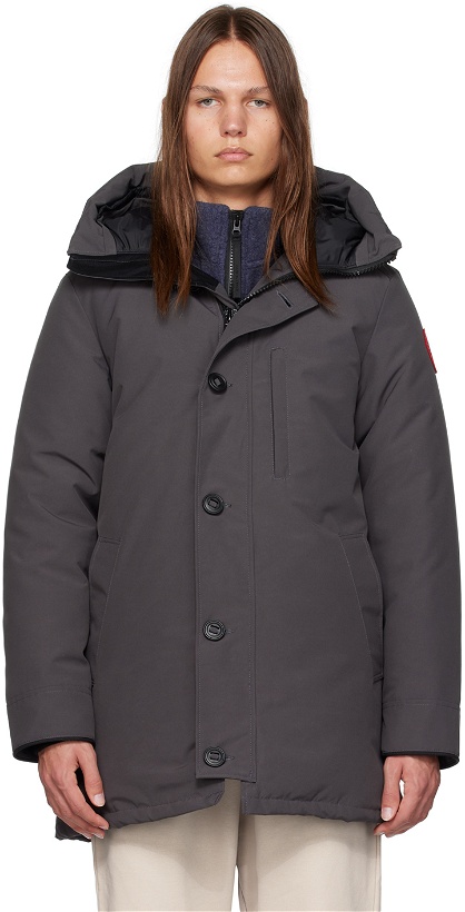 Photo: Canada Goose Gray Chateau Down Jacket