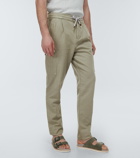 Brunello Cucinelli - Cotton and linen cargo pants