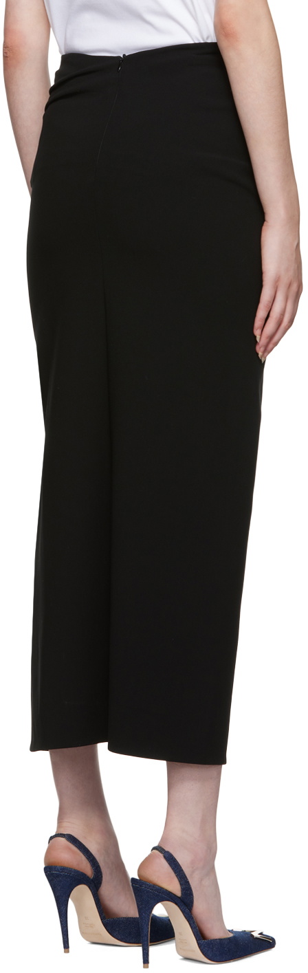 Magda Butrym Black Slit Midi Skirt Magda Butrym