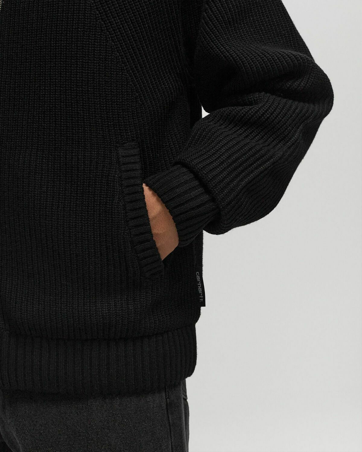 トップス Carhartt WIP Black Banley Sweater Jacket CARHARTT WIP Banley Sweater Jacket Carhartt WIP