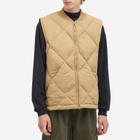 Kestin Men's Linton Padded Vest in Sand Recycled Nylon