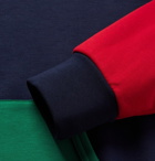 Polo Ralph Lauren - Hi-Tech Logo-Appliquéd Colour-Block Jersey Hoodie - Men - Storm blue
