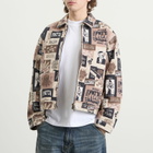 Patta Men's Collage Insulated Canvas Jacket in Beige
