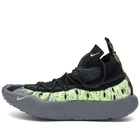 Nike Ispa Sense Flyknit Sneakers in Black/Seafoam/Smoke Grey